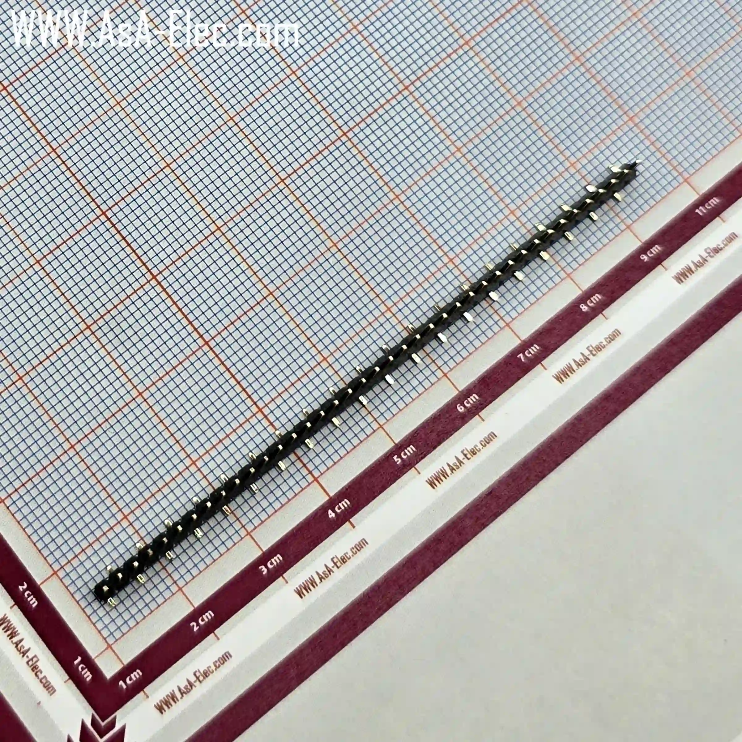 پین هدر 40*1 نری اتصال سطحی 2.00 میلیمتر SMD